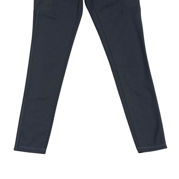 Carhartt Womens XS 0-2 Black Fitted Utility Leggings Stretch Zip Pockets Logo - Picture 6 of 13